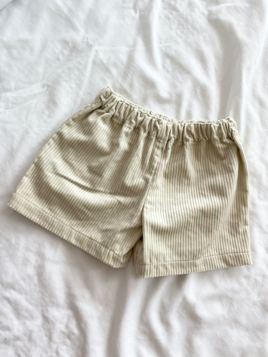 Boys Shorts - Corduroy Bone