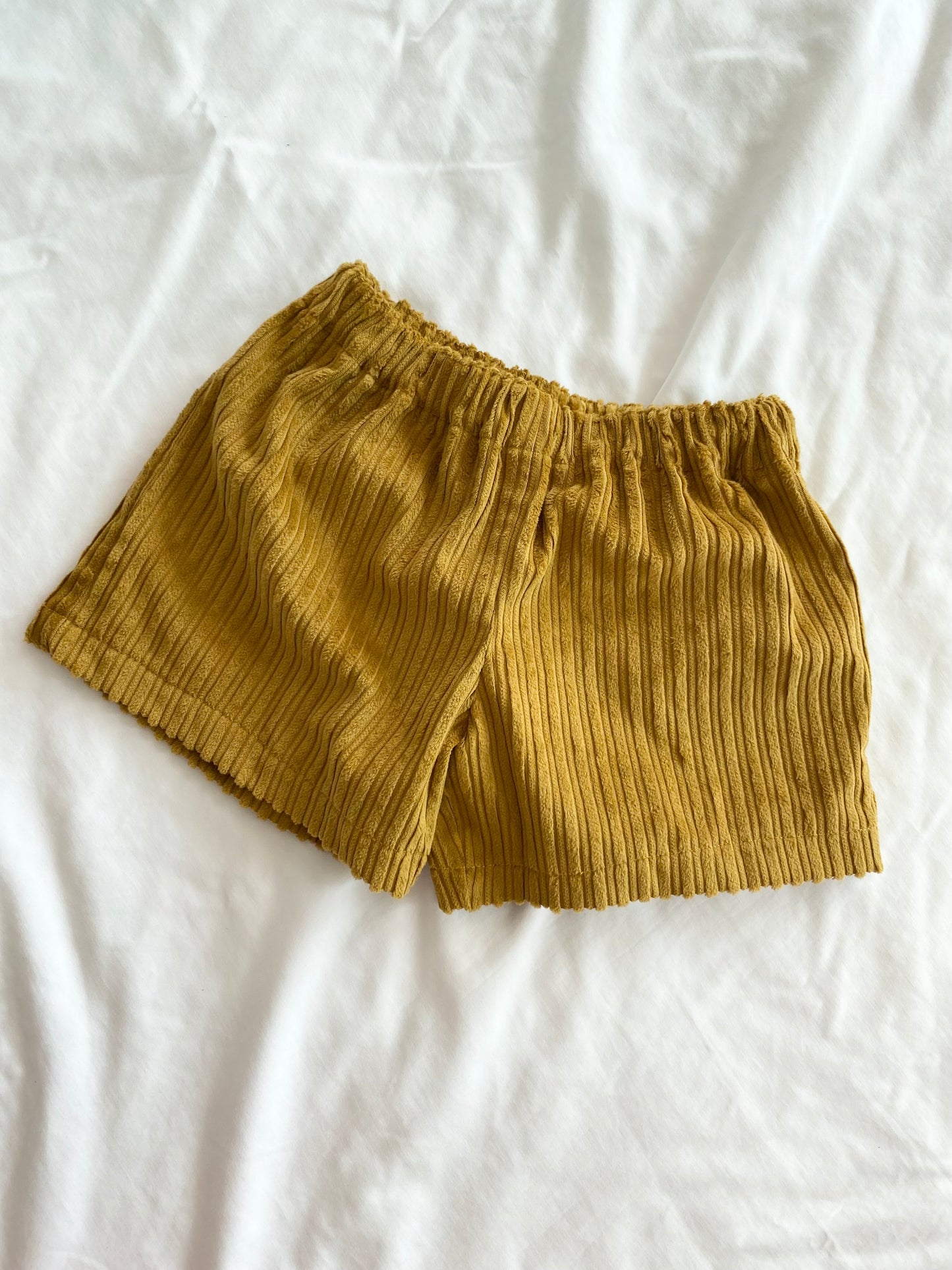 Boys Shorts - Corduroy Mustard