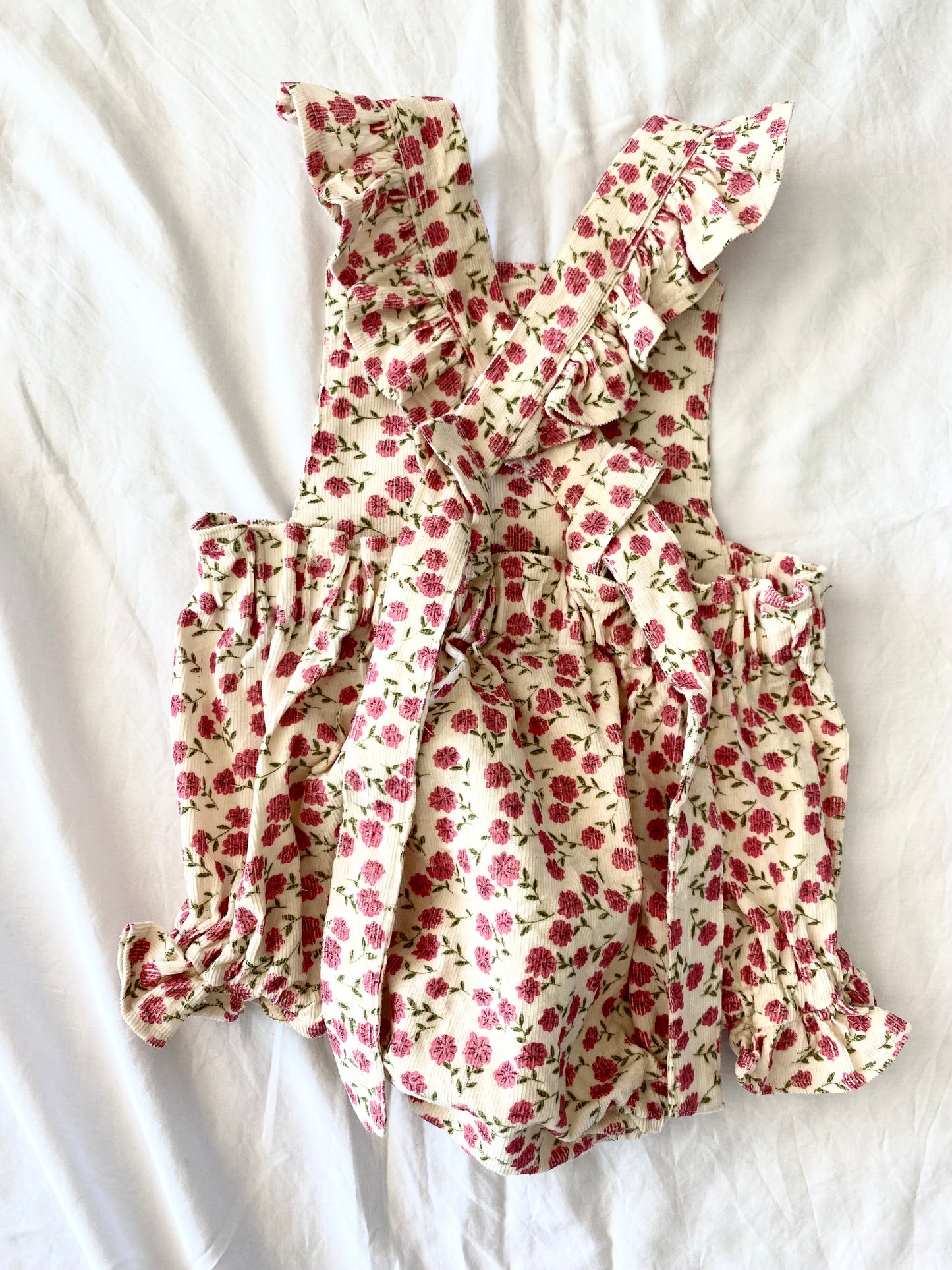 Marigold Romper - Corduroy Liberty Rose