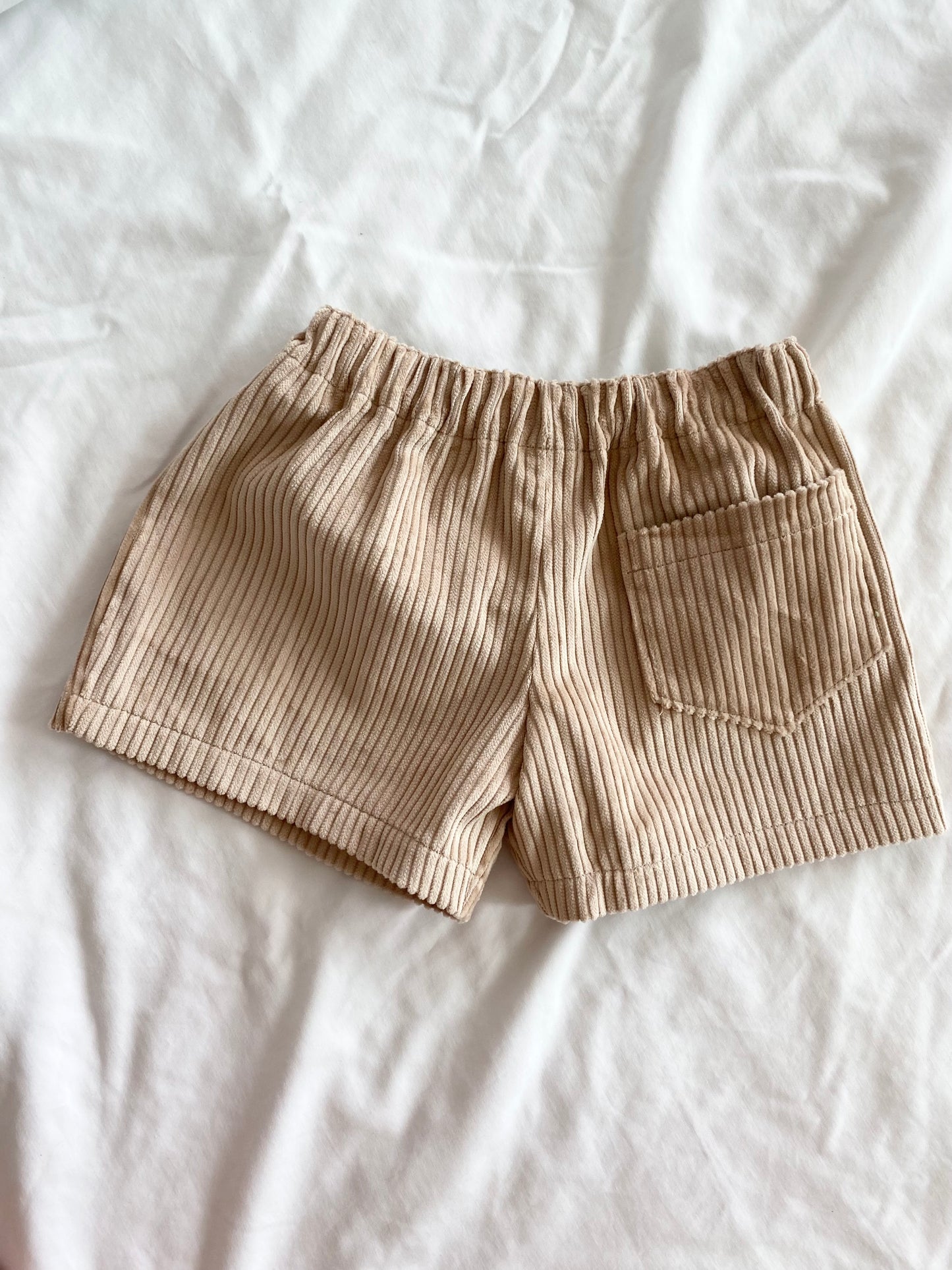 Boys Shorts - Corduroy Camel