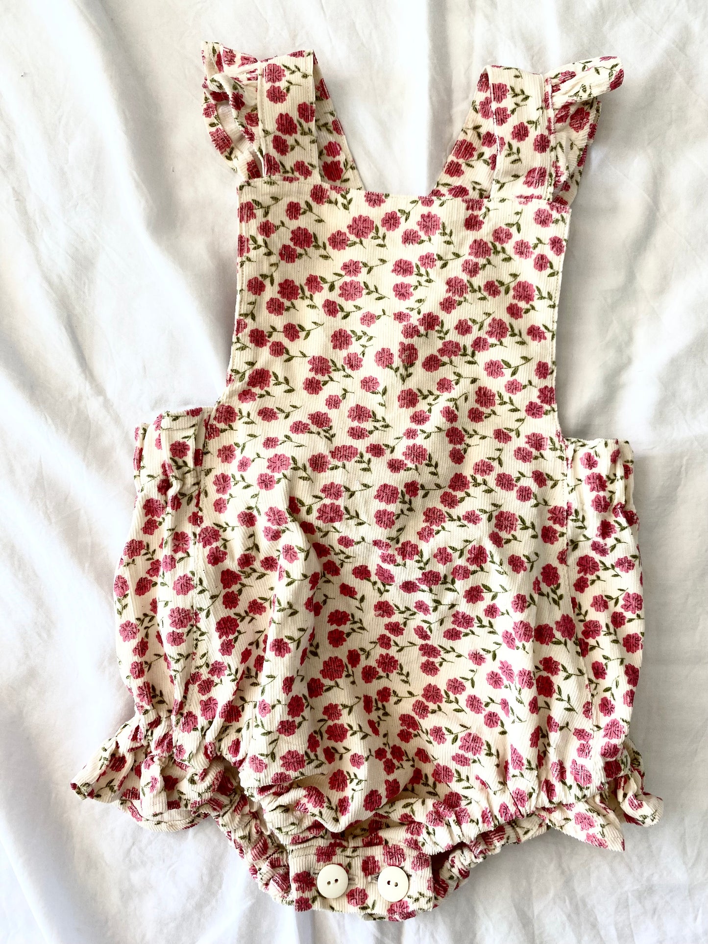 Marigold Romper - Corduroy Liberty Rose