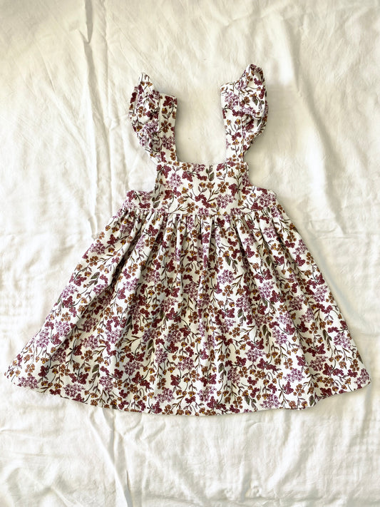 Marigold Dress - Corduroy Liberty Field Flowers