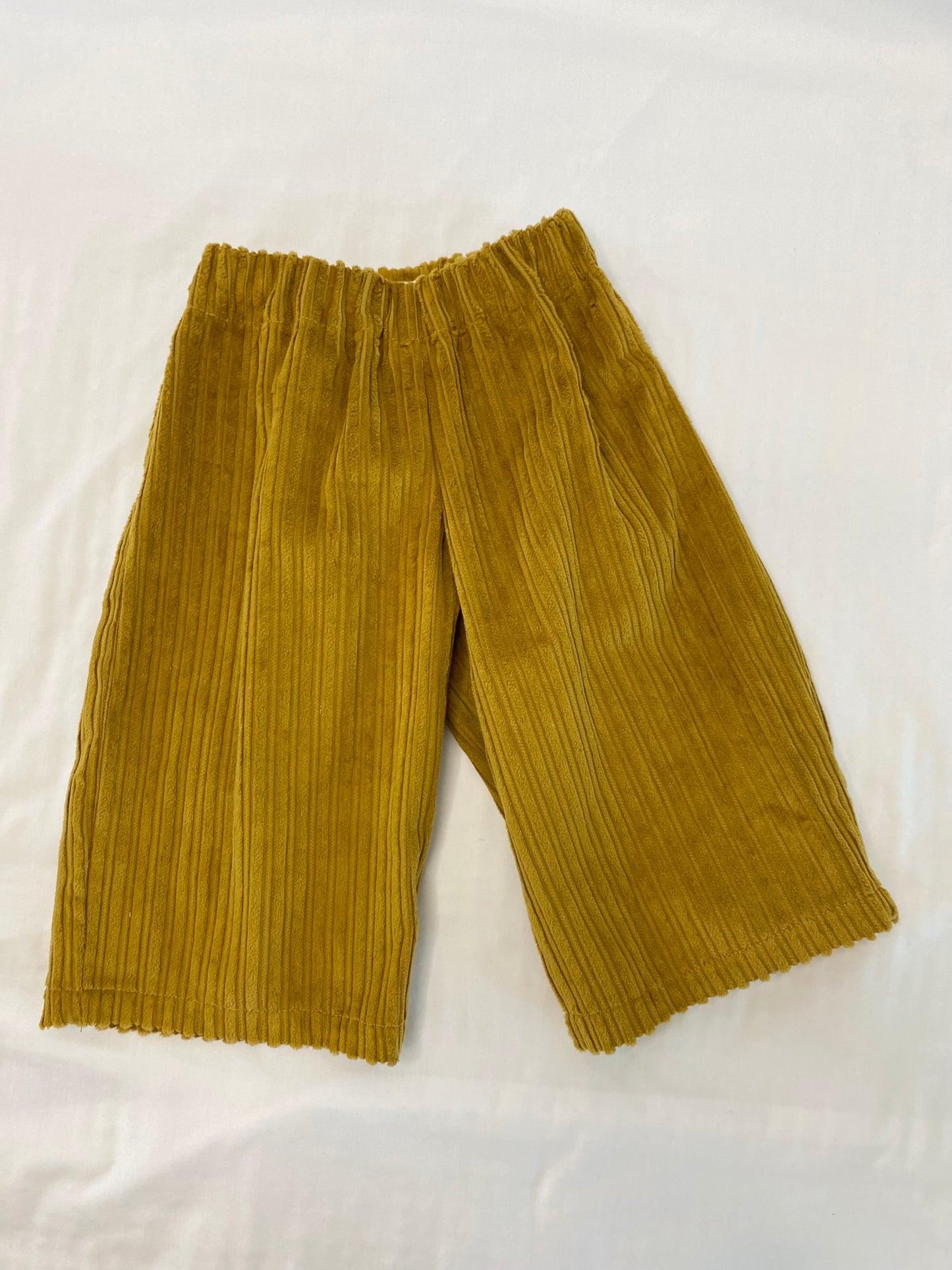 Unisex Basic Colette Pants - Wide Wale Corduroy Mustard