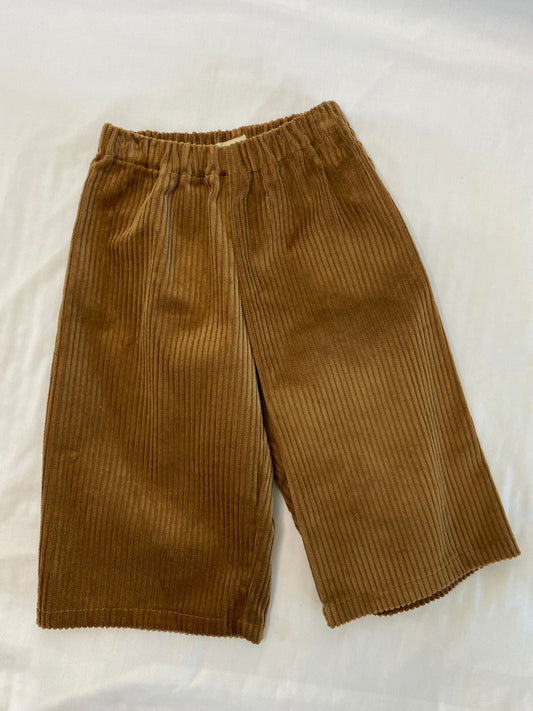 Unisex Basic Colette Pants - Wide Wale Corduroy Tan