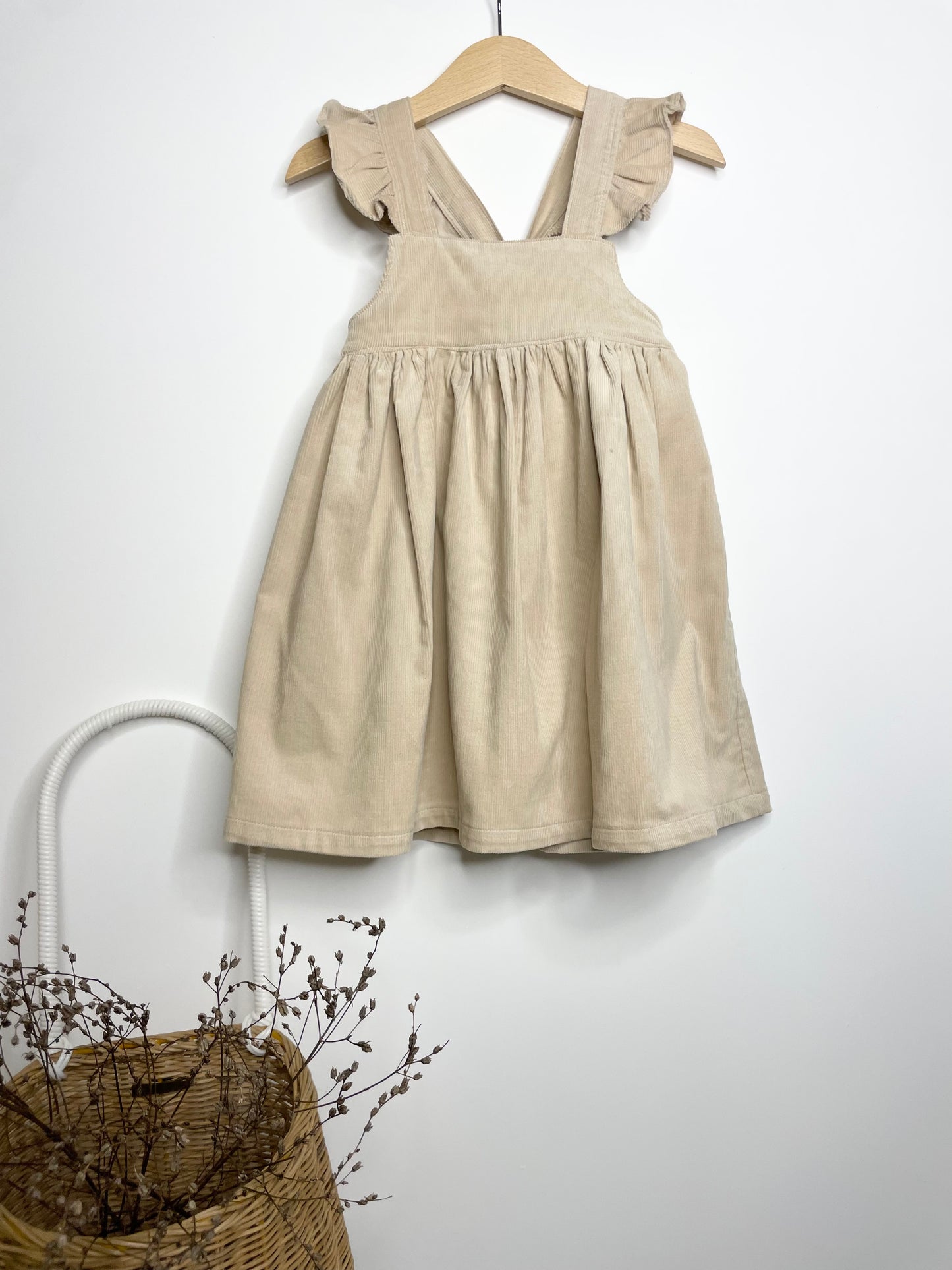 Marigold Dress - Cotton Corduroy Sand