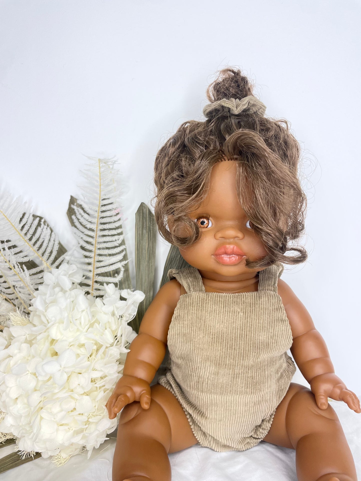 Marigold Dolls Romper - Cotton Corduroy Sage