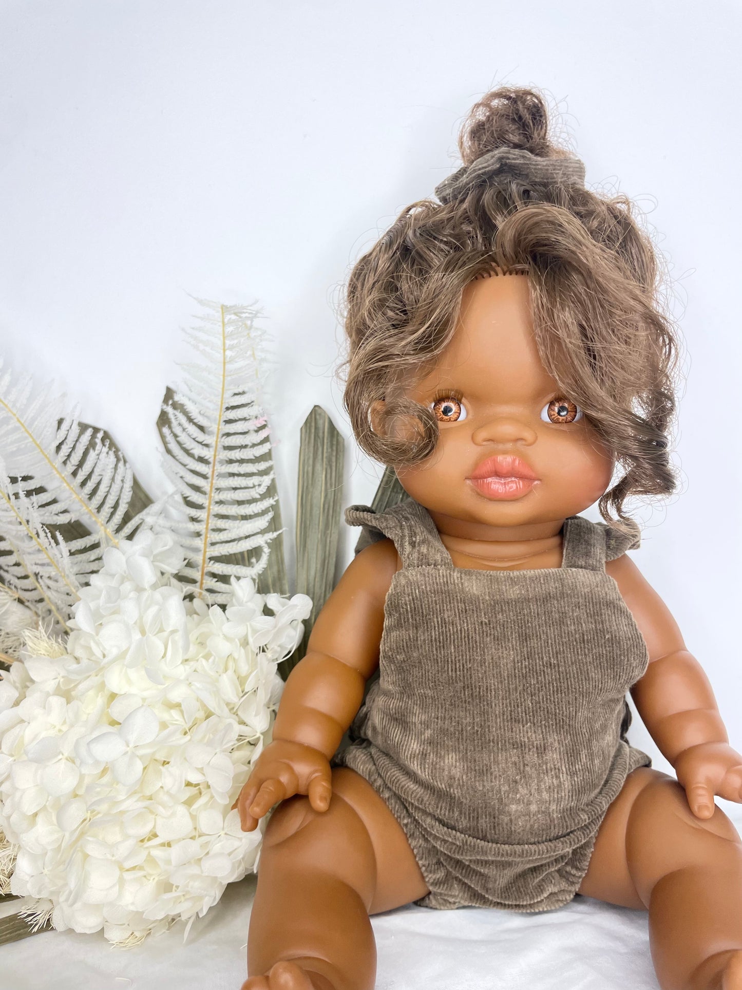 Marigold Dolls Romper - Cotton Corduroy Khaki