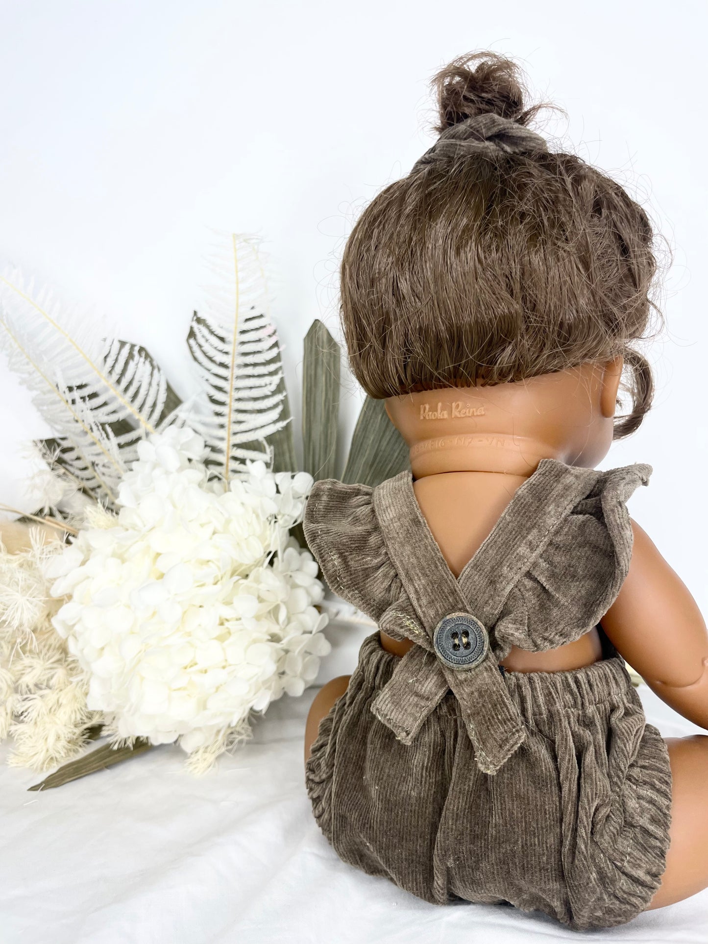 Marigold Dolls Romper - Cotton Corduroy Khaki