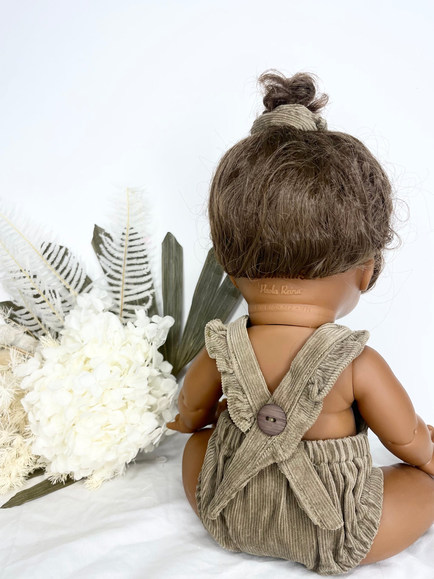 Marigold Dolls Romper - Cotton Corduroy Sage