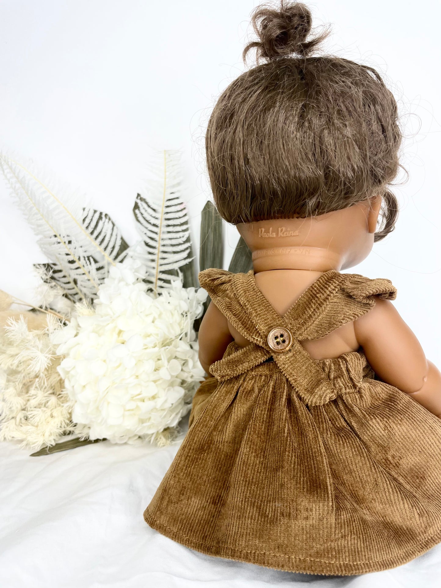 Marigold Dolls Dress - Cotton Corduroy Tan