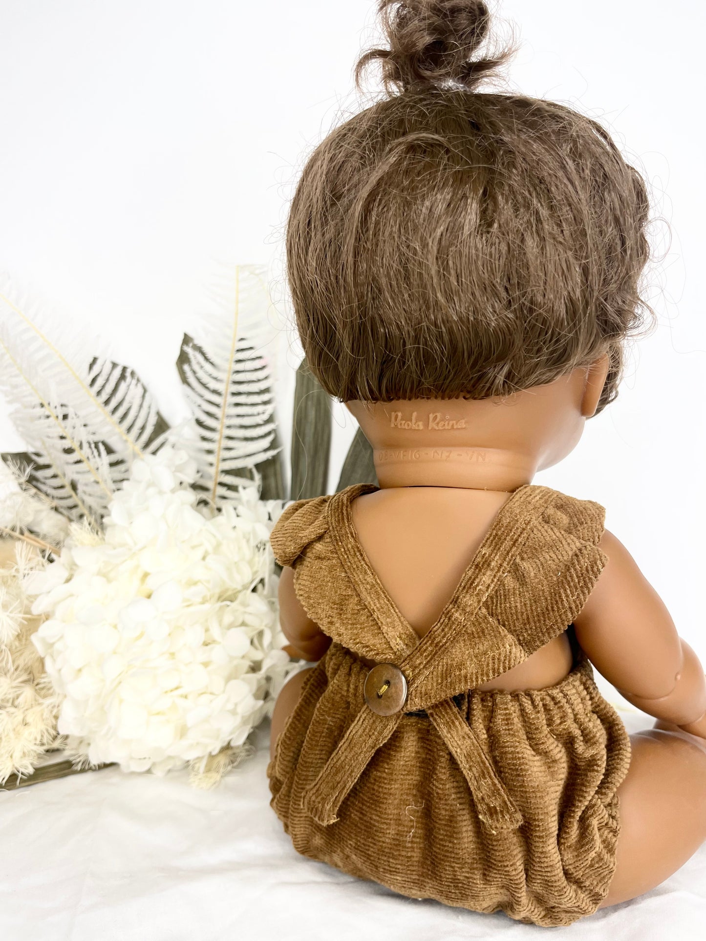 Marigold Dolls Romper - Cotton Corduroy Tan